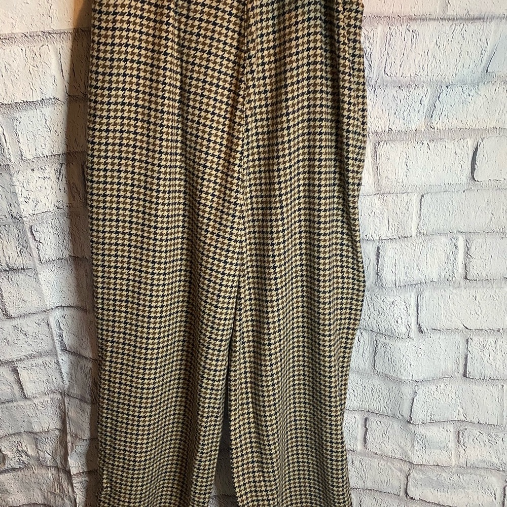 Free People Herringbone Print Wide leg Trousers - Picture 5 of 8